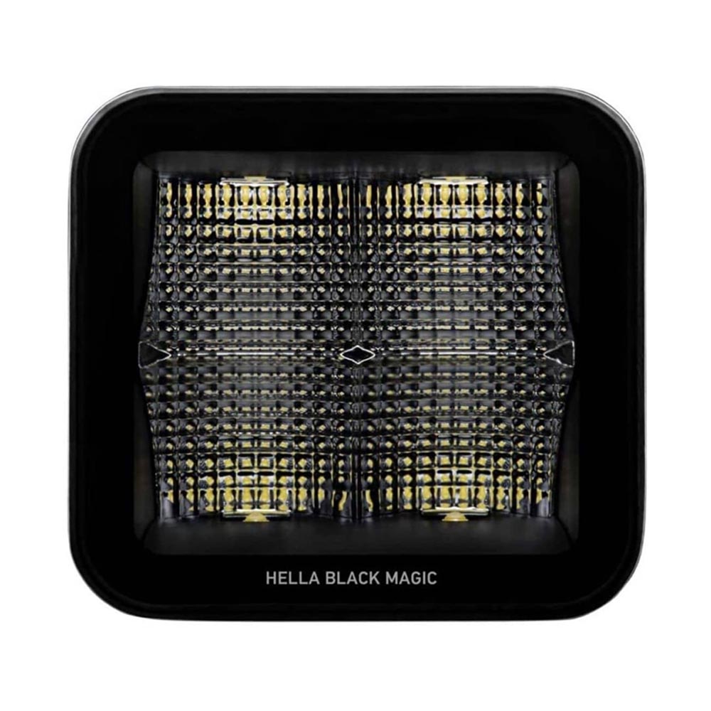 HELLA LED BLACK MAGIC 3,2" CUBE Kit Floodlight