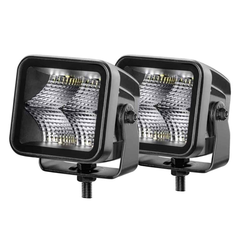 HELLA LED BLACK MAGIC 3,2" CUBE Kit Floodlight