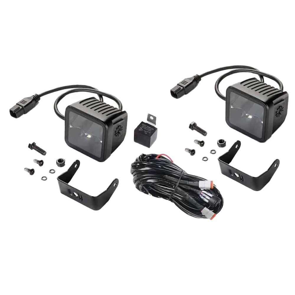 HELLA LED BLACK MAGIC 3,2" CUBE Kit Floodlight