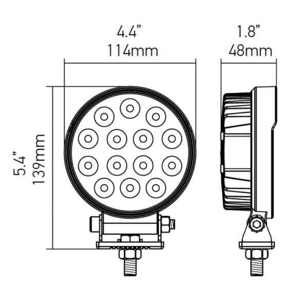 HELLA VALUEFIT ROUND LED Worklight 22W (Floodlight)