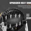 LIGHTFOX Osram 9" LED Driving Lights Spotlight Offroad Vehicle 4x4