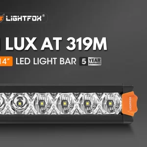 Lightfox Vega Series 14inch Osram LED Light Bar 1Lux @ 319m 7,548 Lumens