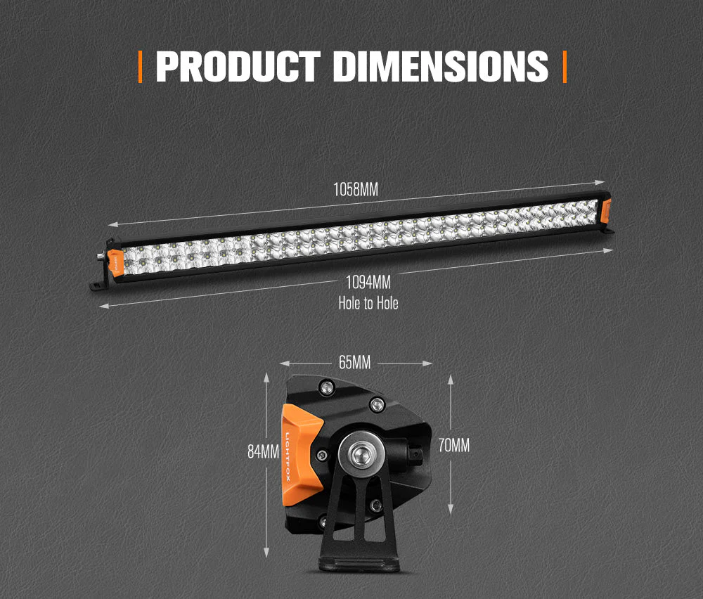 Lightfox Rigel Series 40inch Osram LED Light Bar 1Lux @ 694m 30,192 Lumens