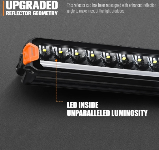 Lightfox 12inch LED Light Bar 1Lux@1,394ft IP68 8,250 Lumens - Image 2