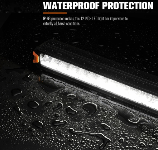 Lightfox 12inch LED Light Bar 1Lux@1,394ft IP68 8,250 Lumens - Image 3