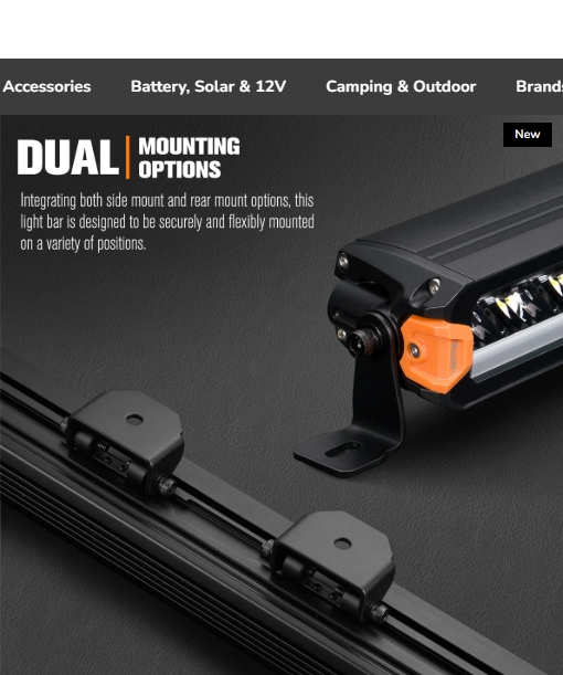 Lightfox 12inch LED Light Bar 1Lux@1,394ft IP68 8,250 Lumens - Image 6