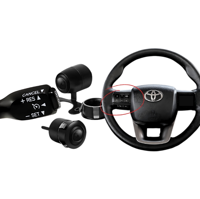 Toyota Land Cruiser 2.8 Cruise Control, Reverse Cam and Steering Wheel Button Combo Deal