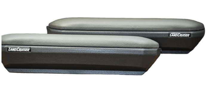 Land Cruiser Armrest rear SET GREY - Image 3